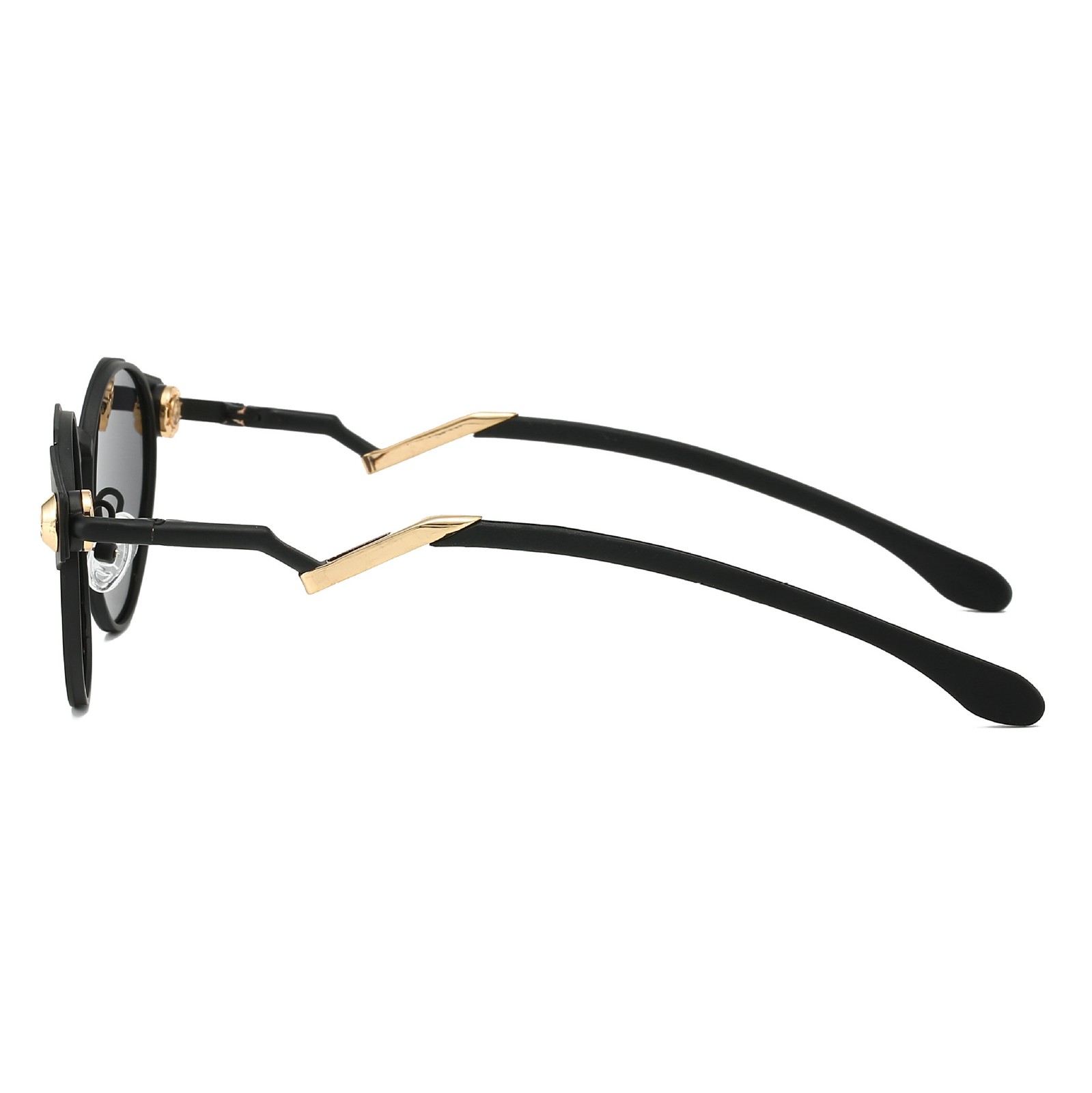 Metal Polarized Sunglasses Futuristic Design for Outdoor Cycling Sports Travel