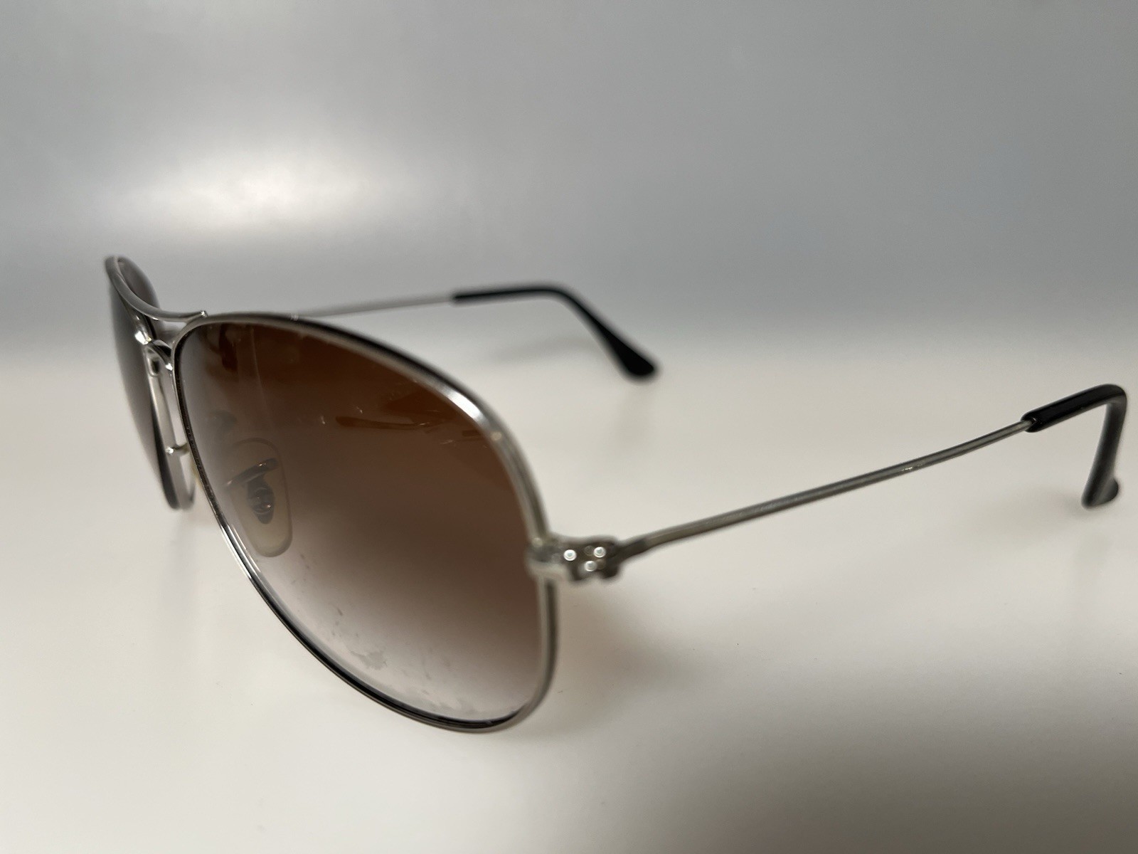 Ray-Ban RB3362 Cockpit 004 Silver Metal Aviator Sunglasses FRAME