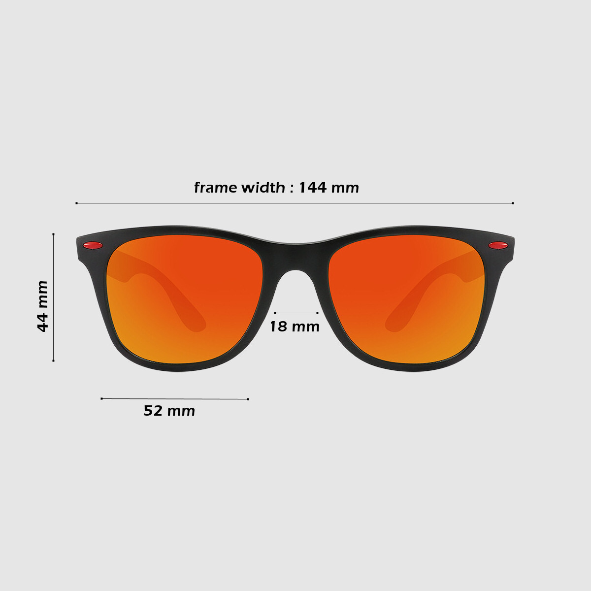 Classic Men Italian Style Square Sunglasses Driving Fishing Sport Glasses