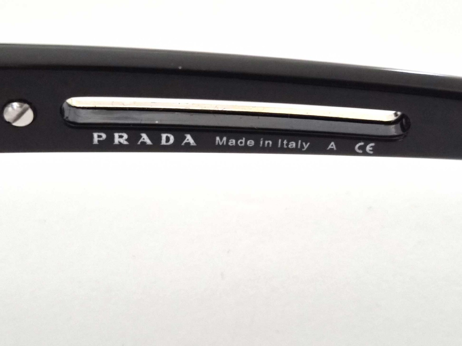 Prada Sunglasses Silvertone Metal Aviator SPR 541