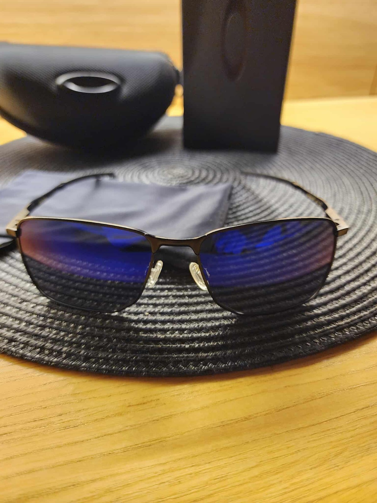 Oakley Ejector C-5 Alloy Metal Frame Prizm Polarized Blue Lens Full Pack New