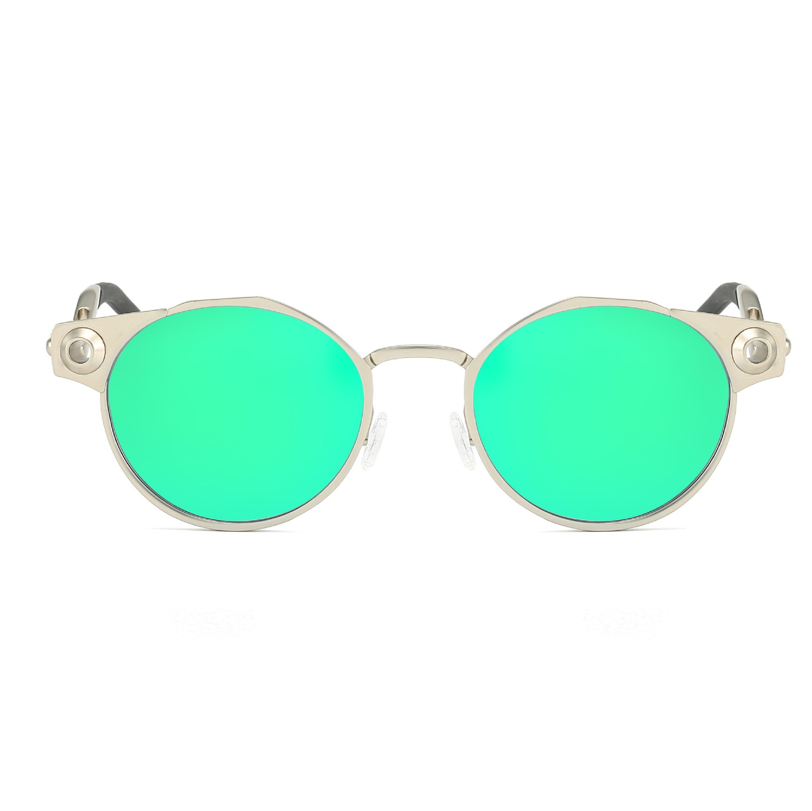 Metal Polarized Sunglasses Futuristic Design for Outdoor Cycling Sports Travel