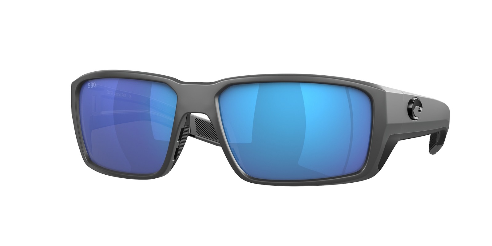 COSTA DEL MAR 6S9079 09 Fantail Pro Matte Gray Blue Mirror 60 m Men’s Sunglasses
