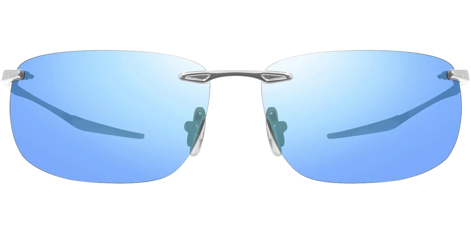 Revo Descend Z Polarized Rimless Wrap Sunglasses – RE11700 – Made In Japan