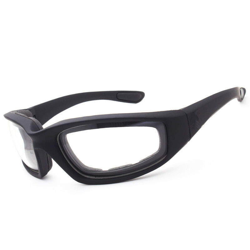 Motorcycle Sunglasses Bike Riding Glasses Clear Lens Wind Resistant Anti Fog Len