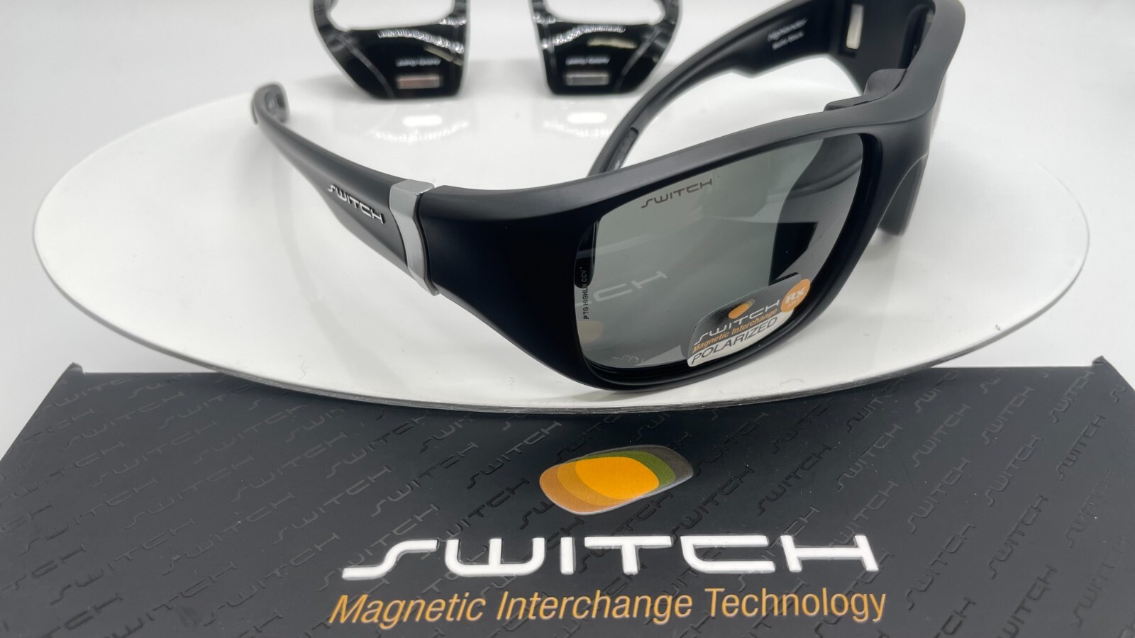 Switch Highlander Matte Black – Polarized Sunglasses – Magnetic Interchange Tech