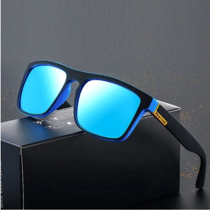 Square Sports Polarized Sunglasses for Men Women Outdoor Driving Glasses Shades