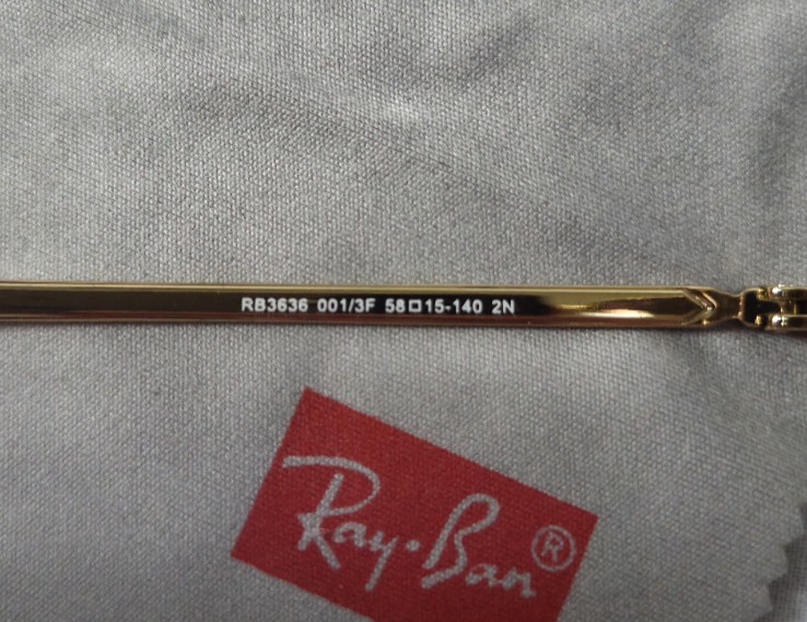 Ray Ban RB3636 58-15 mm sunglasses