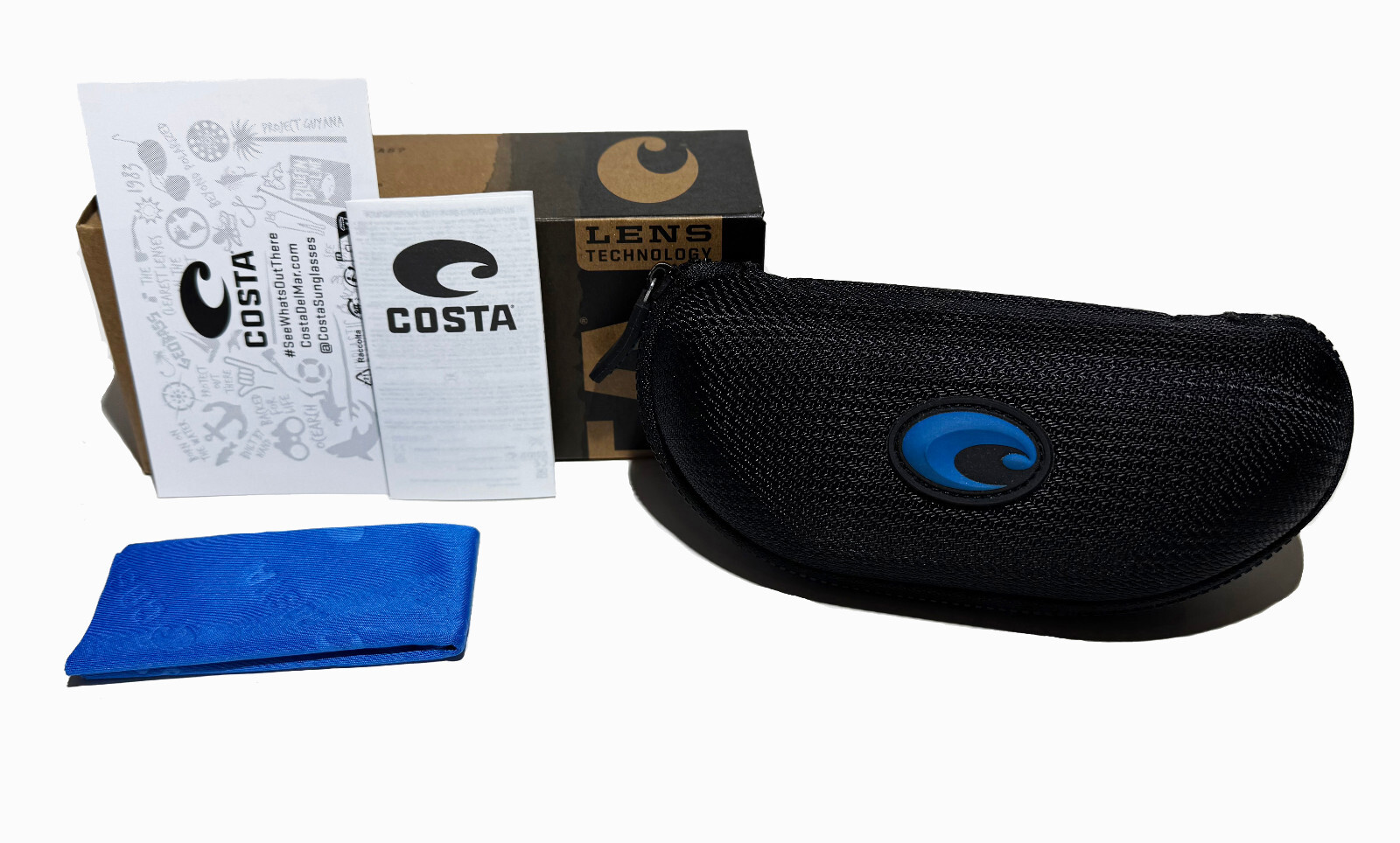 Costa Del Mar Fantail PRO Matte Gray / Blue Mirror Polarized Glass 580G – NEW