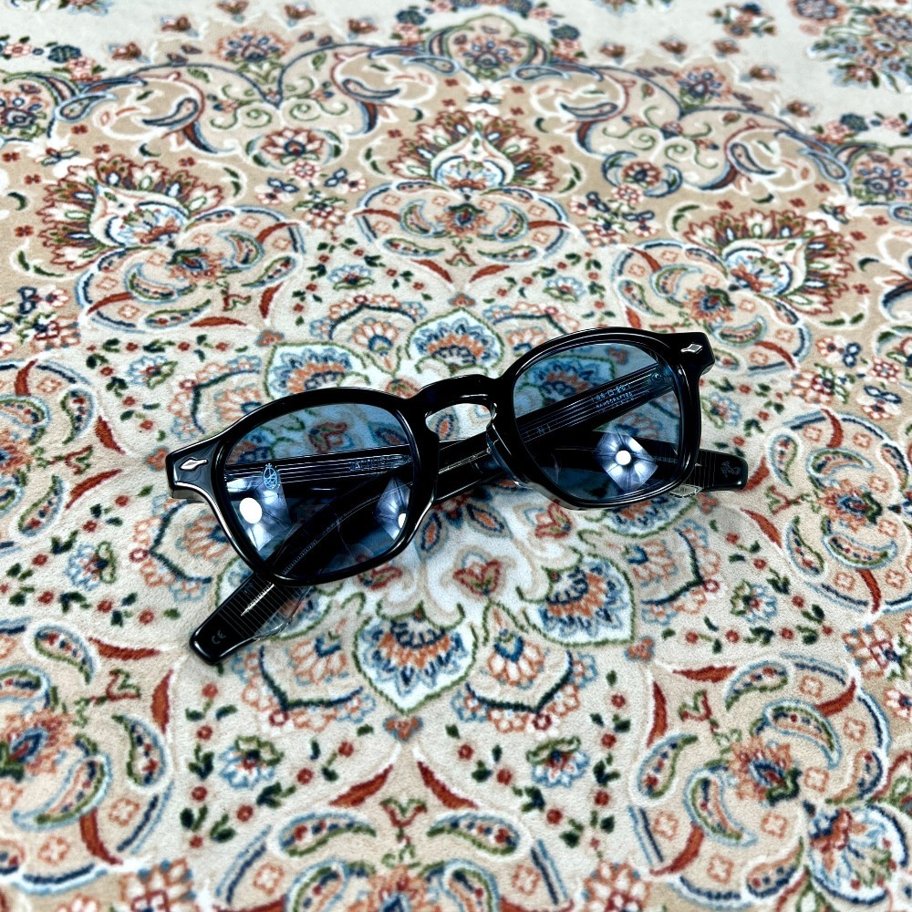 [A+, Size 44mm] Jacques Marie Mage Zephirin Titan Silver Sunglasses Black