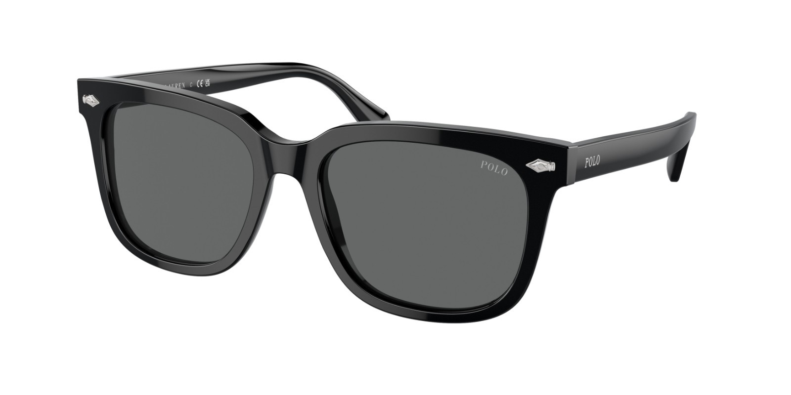 Polo Ralph Lauren PH4210 50018 Sunglasses – Shiny Black/ Grey Lenses 145-55-18mm