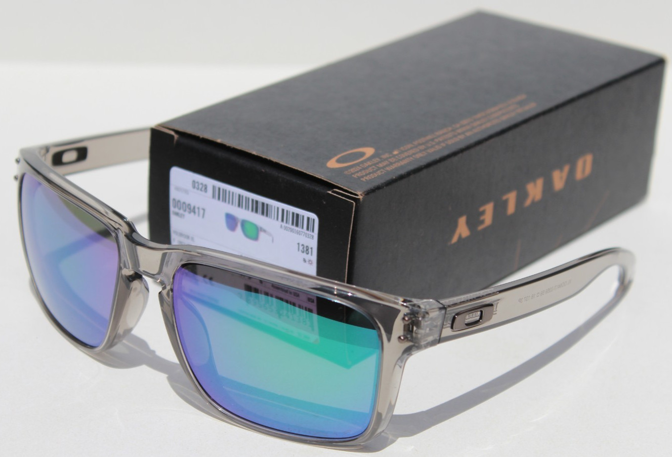 OAKLEY Holbrook XL POLARIZED Sunglasses Grey Ink/Prizm Jade OO9417-33 NEW
