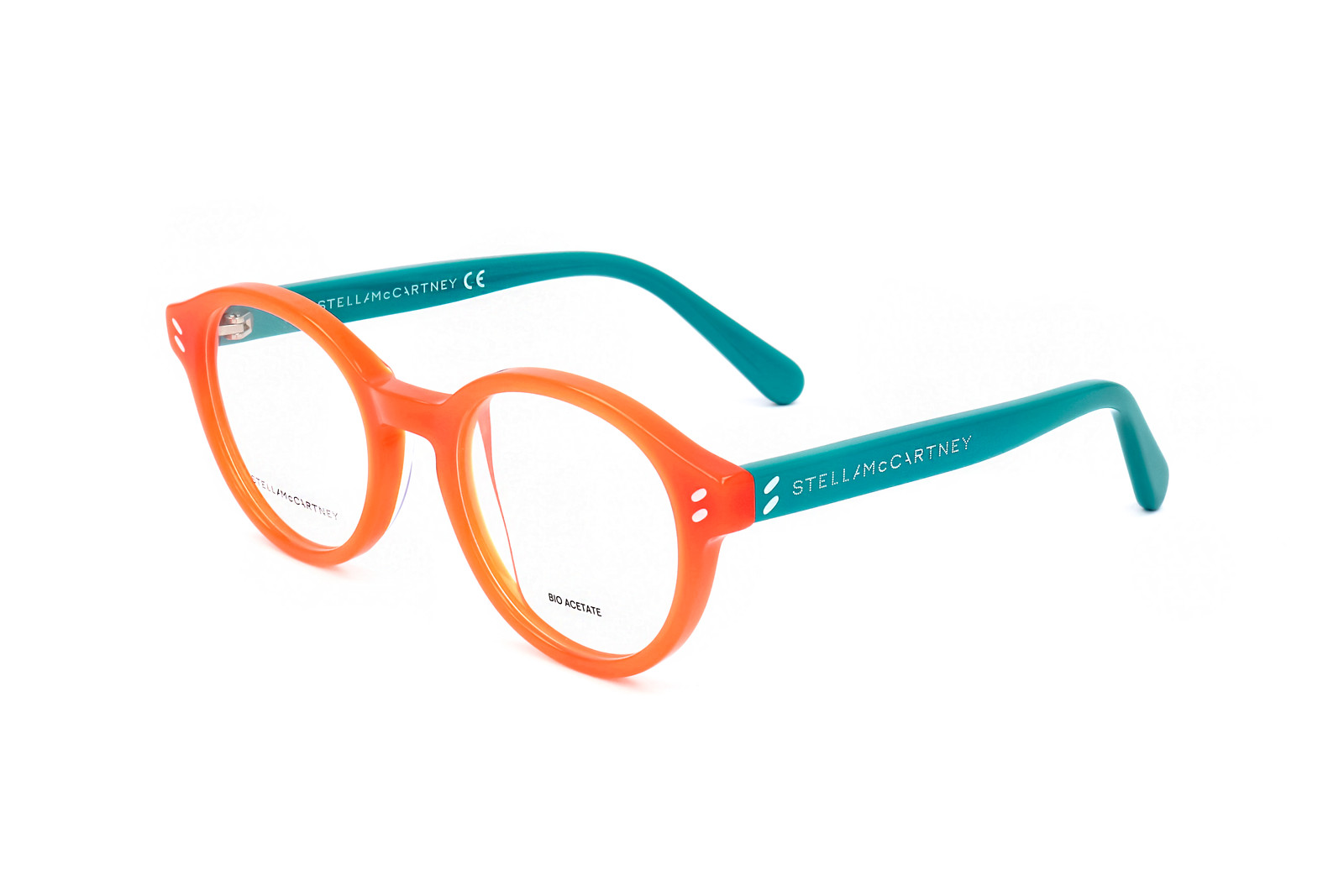Stella McCartney Kids 44mm Shiny Orange Eyeglasses SC5013IK-042-44