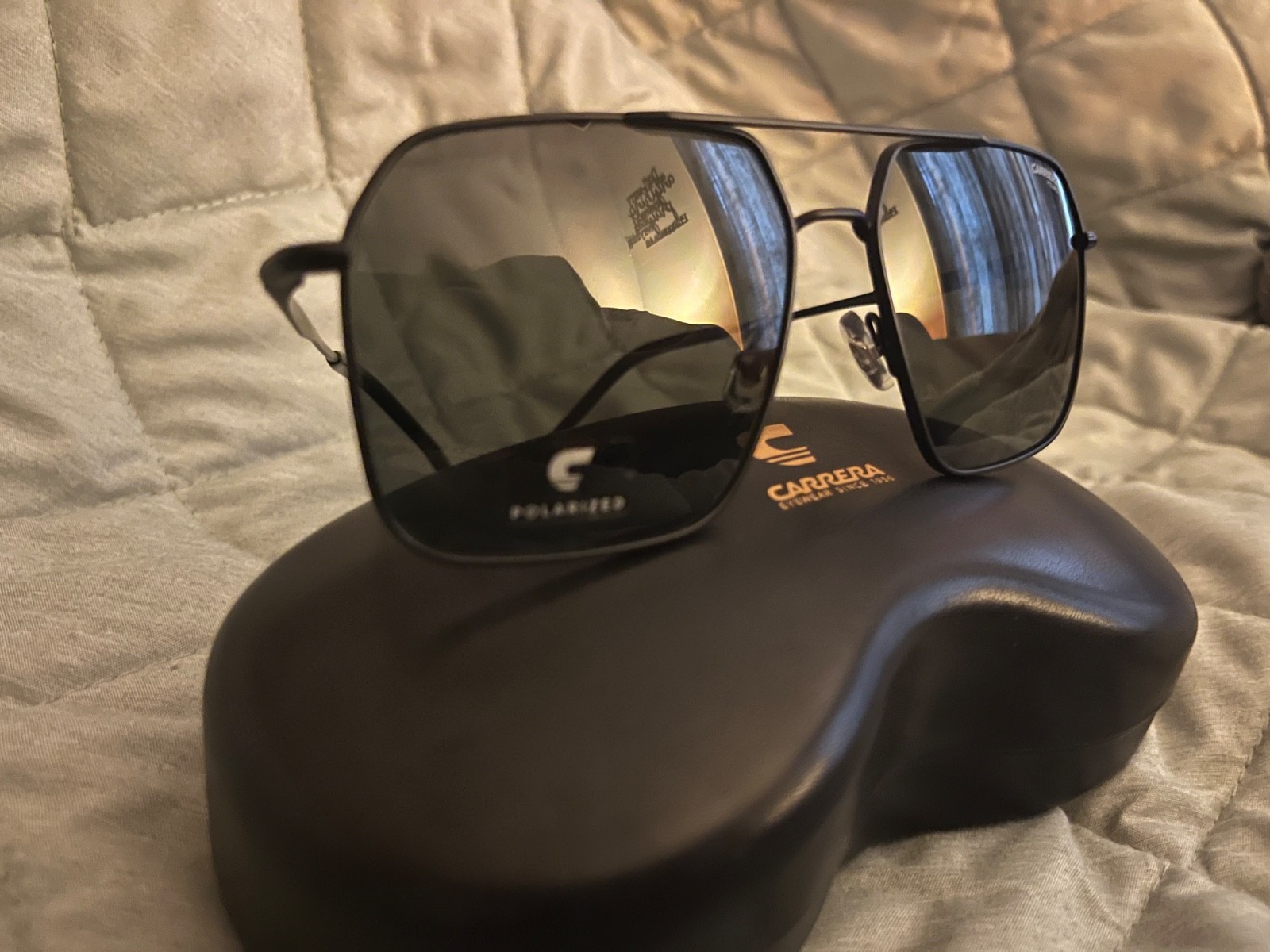 59mm Polarized Aviator Sunglasses