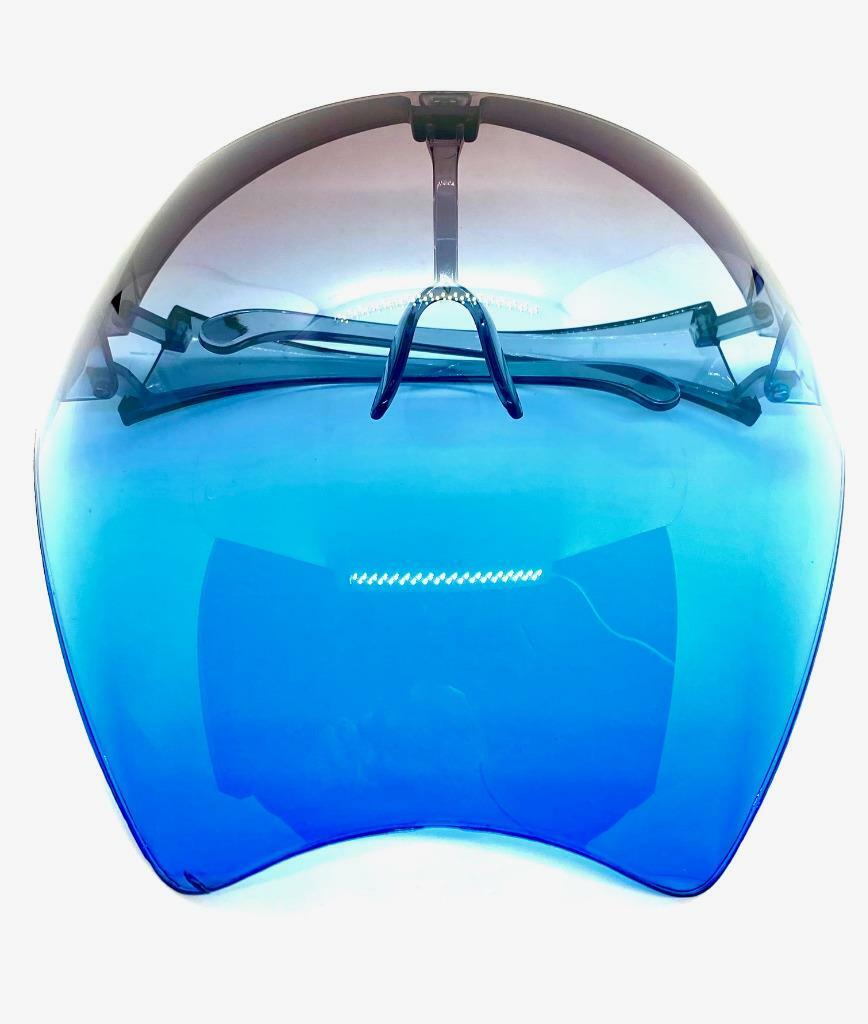 Oversized Bubble Face Shield Visor SUN GLASSES Protective Eyewear Anti Fog Lens
