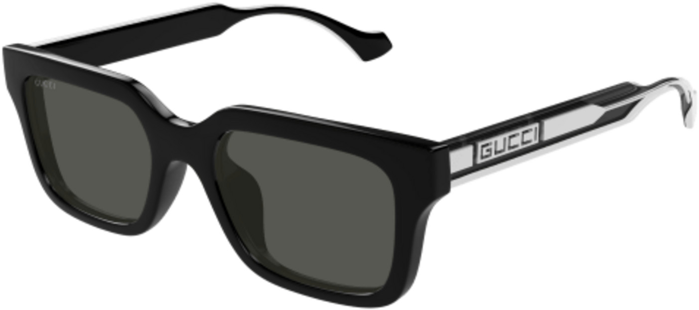 Gucci GG 1732 SK-001 Black / Grey Crystal 001 Size 55 Sunglasses