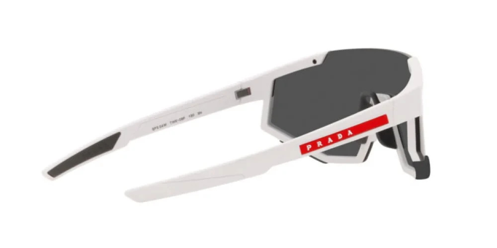 PRADA 04W PS04WS Linea Rossa IMPAVID Sport Sunglasses White Pilot Wrap Unisex