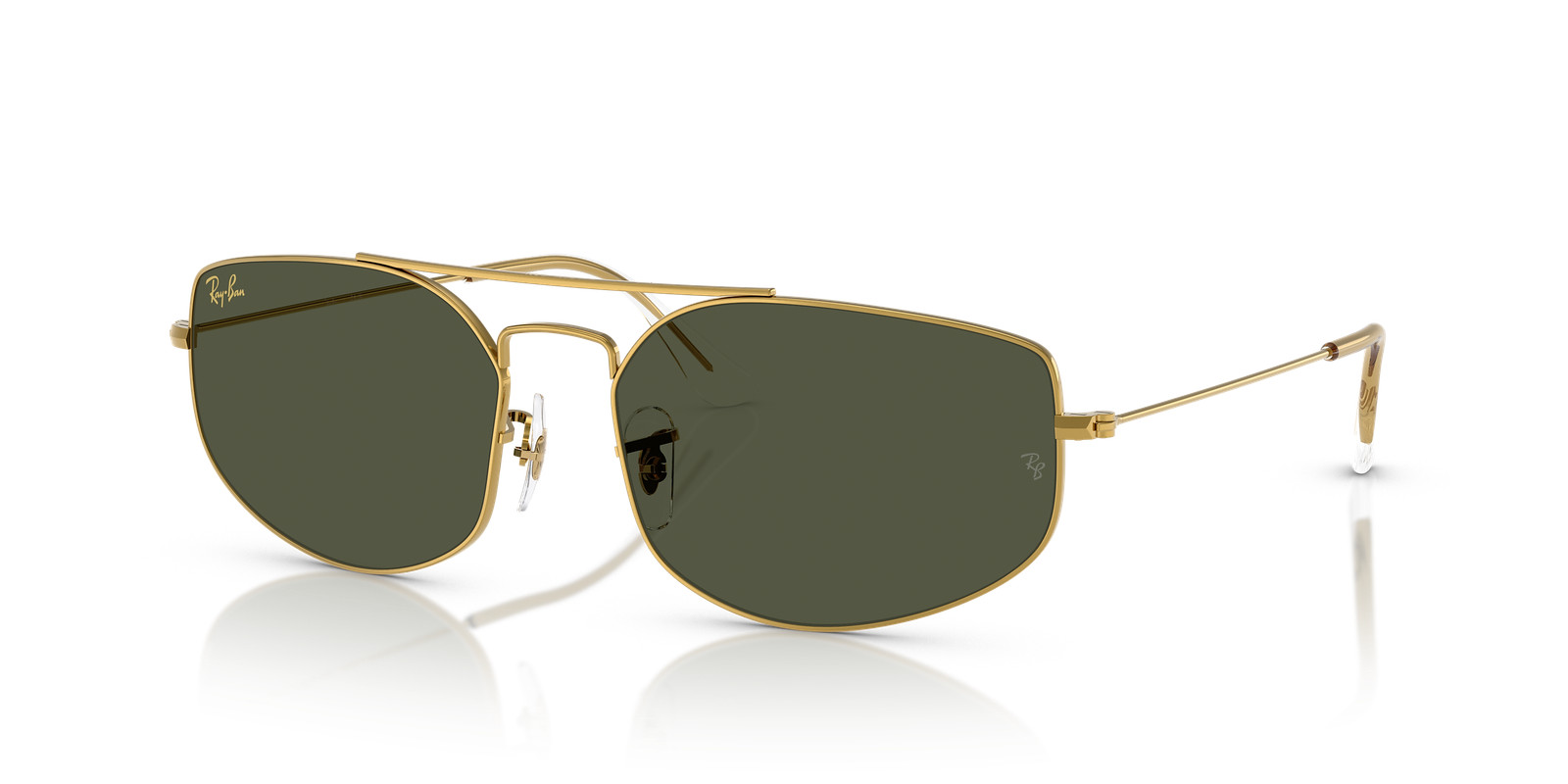 Ray-Ban Explorer V Legend Gold/G-15 Green 60 mm Sunglasses RB3845 919631 60-17