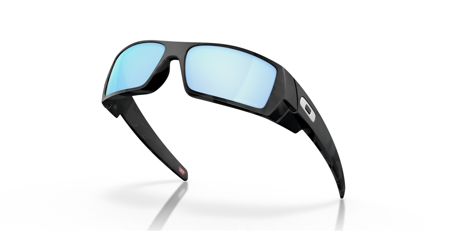 Oakley Gascan Matte Black Camo/Prizm Deep Water Polarized 60 mm Sunglasses