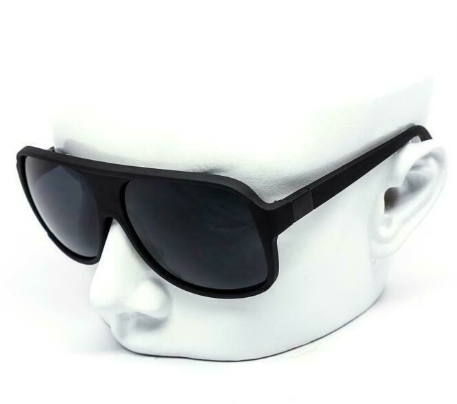 Men’s SUNGLASSES DESIGNER SQUARE RETRO BLACK FRAME SHADES METAL FASHION HIP HOP