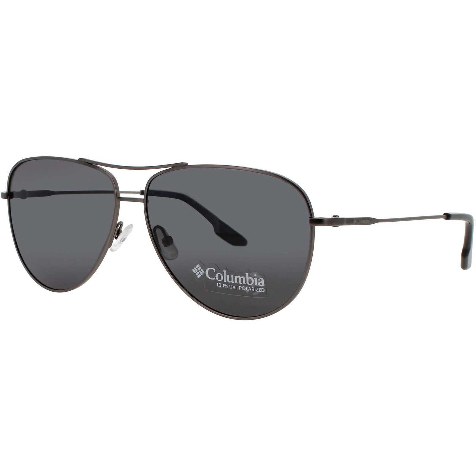 Columbia Men’s Sunglasses Aviator Matte Gunmetal Metal Full Rim Frame C116SP 070