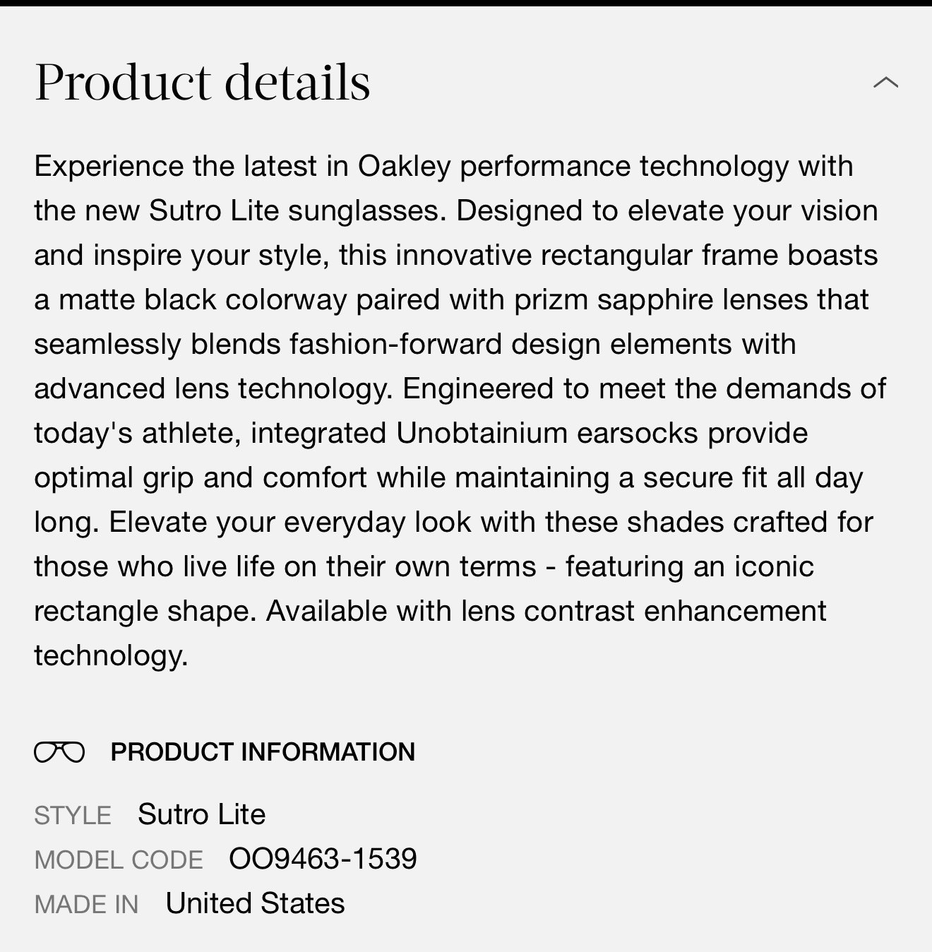 Oakleys Men sunglasses made in usa