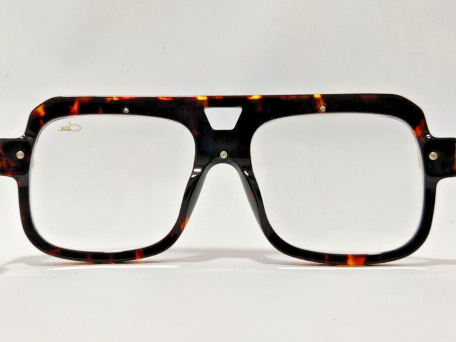 Cazal Sunglasses Tortoise & Gold Frame Clear Lens Men’s Women’s Eyewear