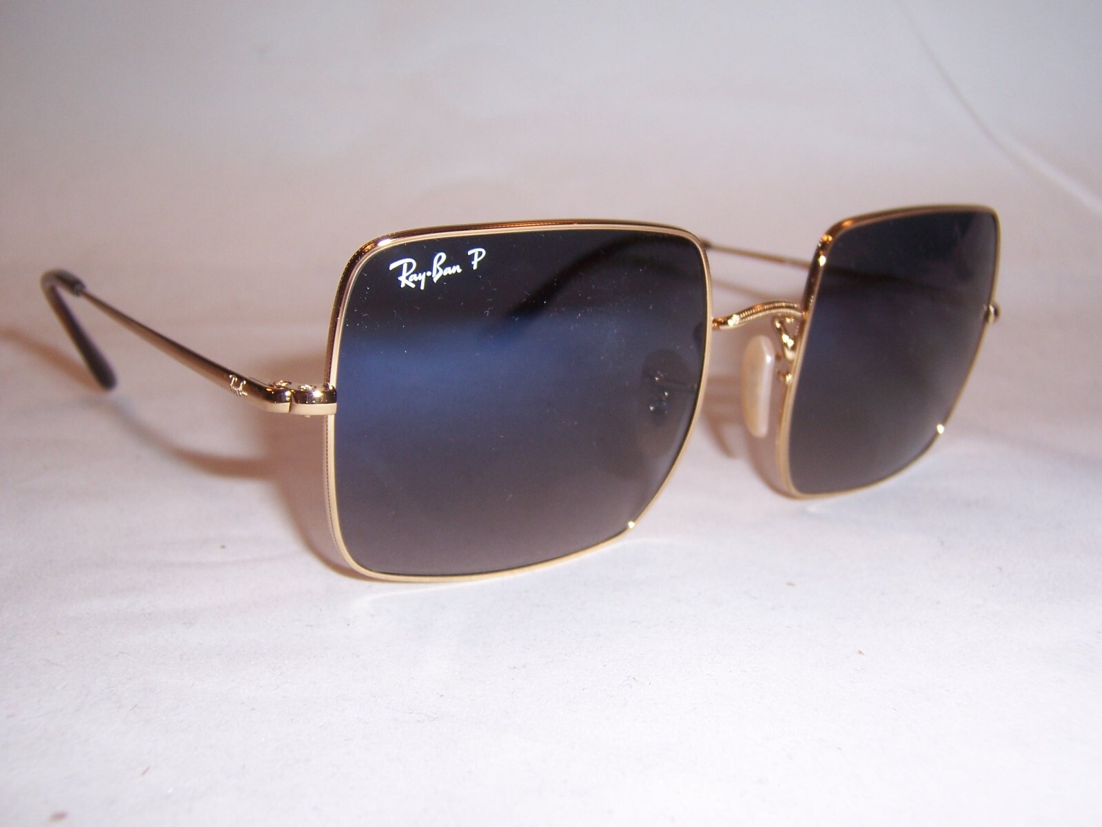 New RAY BAN Sunglasses RB 1971 914778 GOLD/BLUE GREY POLARIZD 54mm AUTHENTIC