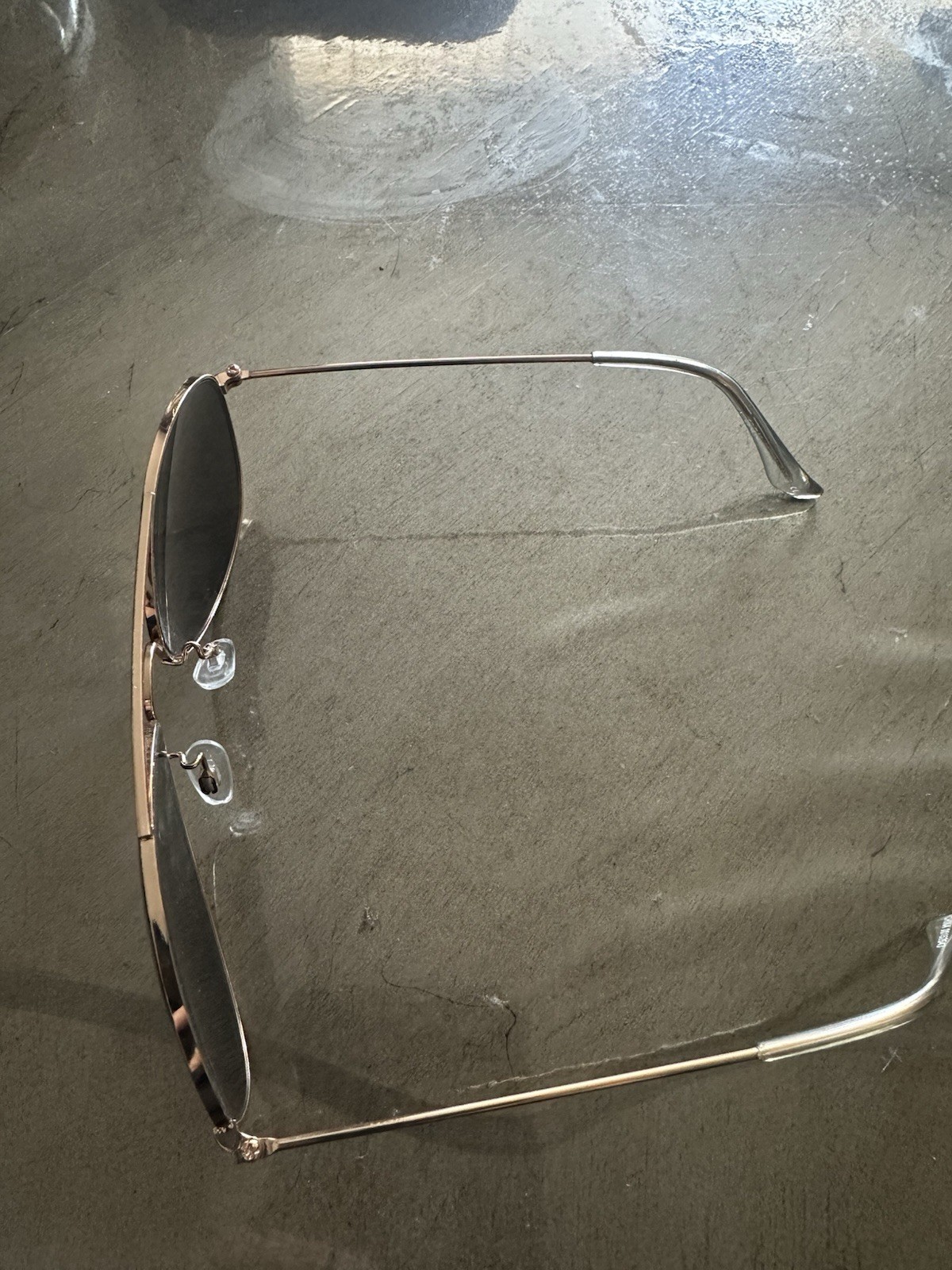 Vintage Sunglasses Men Sports Driving Gold Metal Aviator Gradient