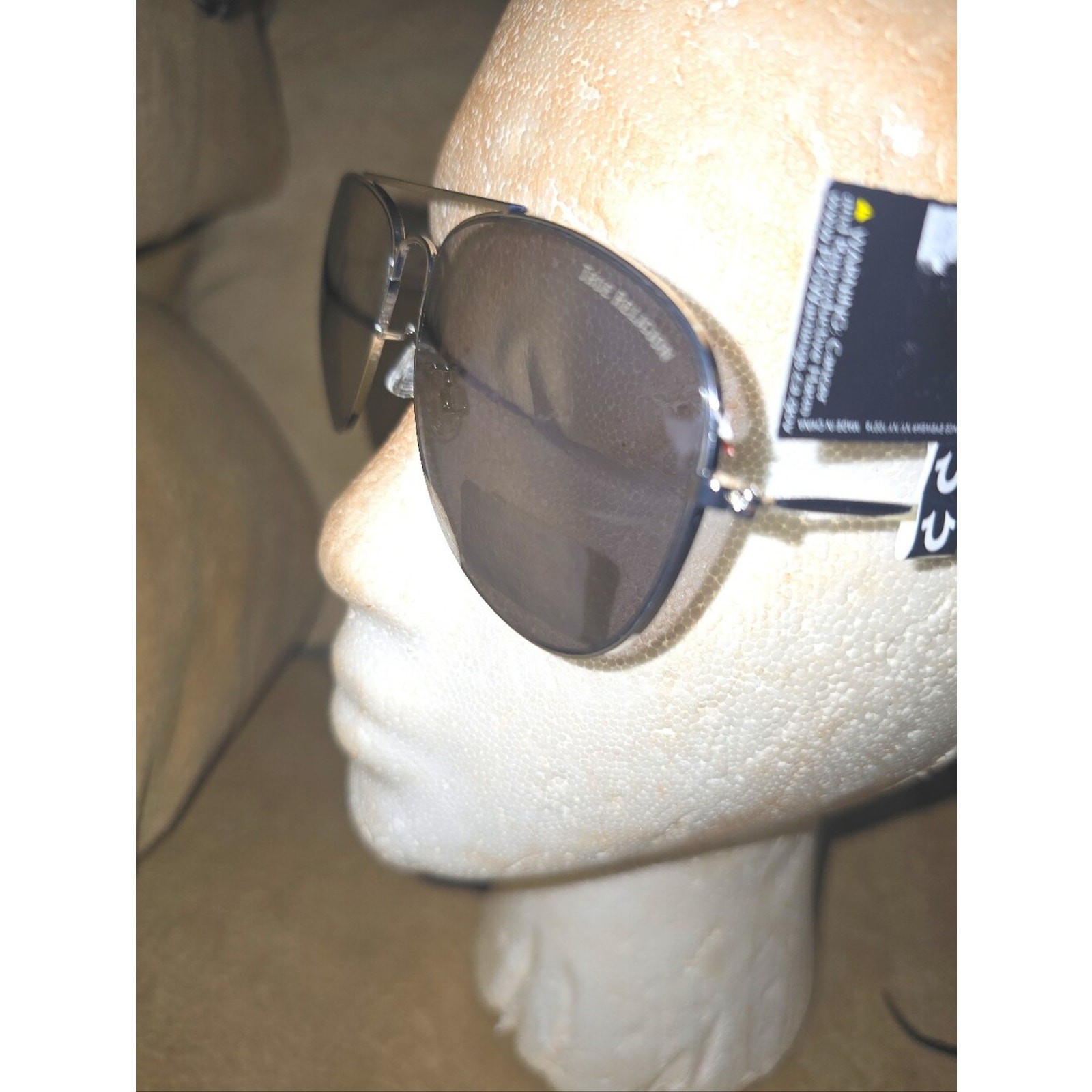 TRUE RELIGION Silver unisex AVIATOR SUNGLASSES NEW