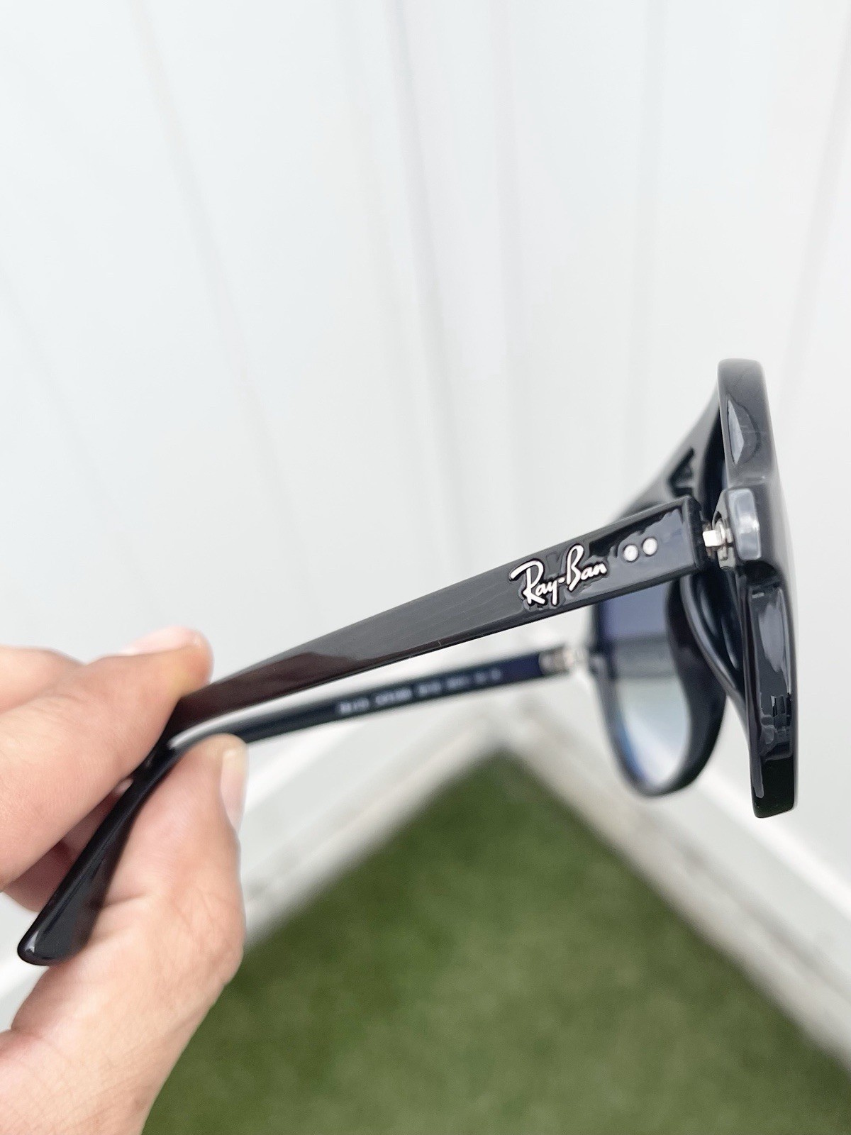 NEW Authentic Ray-Ban Cats 5000 RB4125 4125 Black Gradient 601/32 Size 59/13