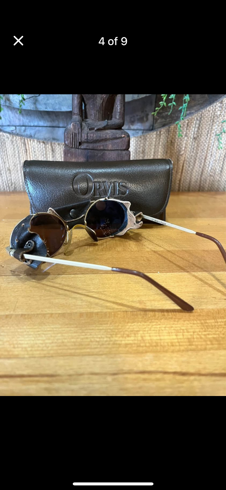 vintage mens Orvis fishing /sking sunglasses France