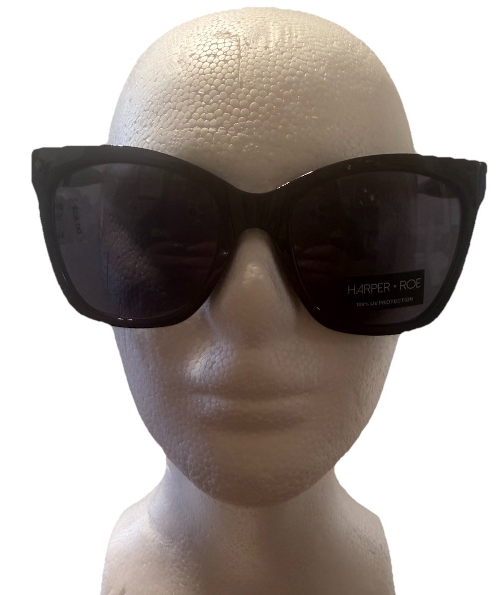1 Unit New Harper•Roe Black Sunglasses 55-20-144