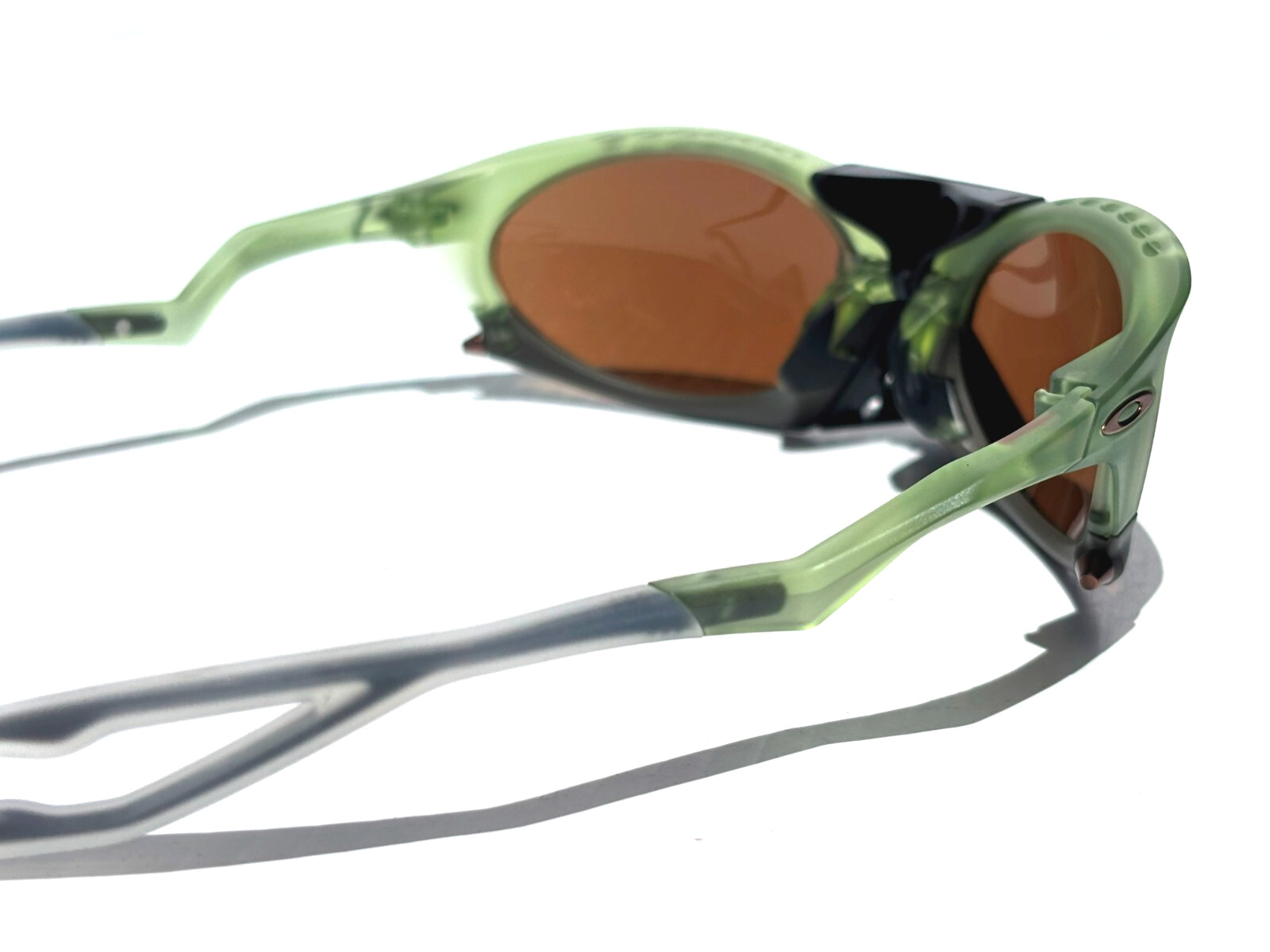 NEW Oakley PLANTARIS Matte Transparent Fern PRIZM Tungsten Lens Sunglass 9437-03