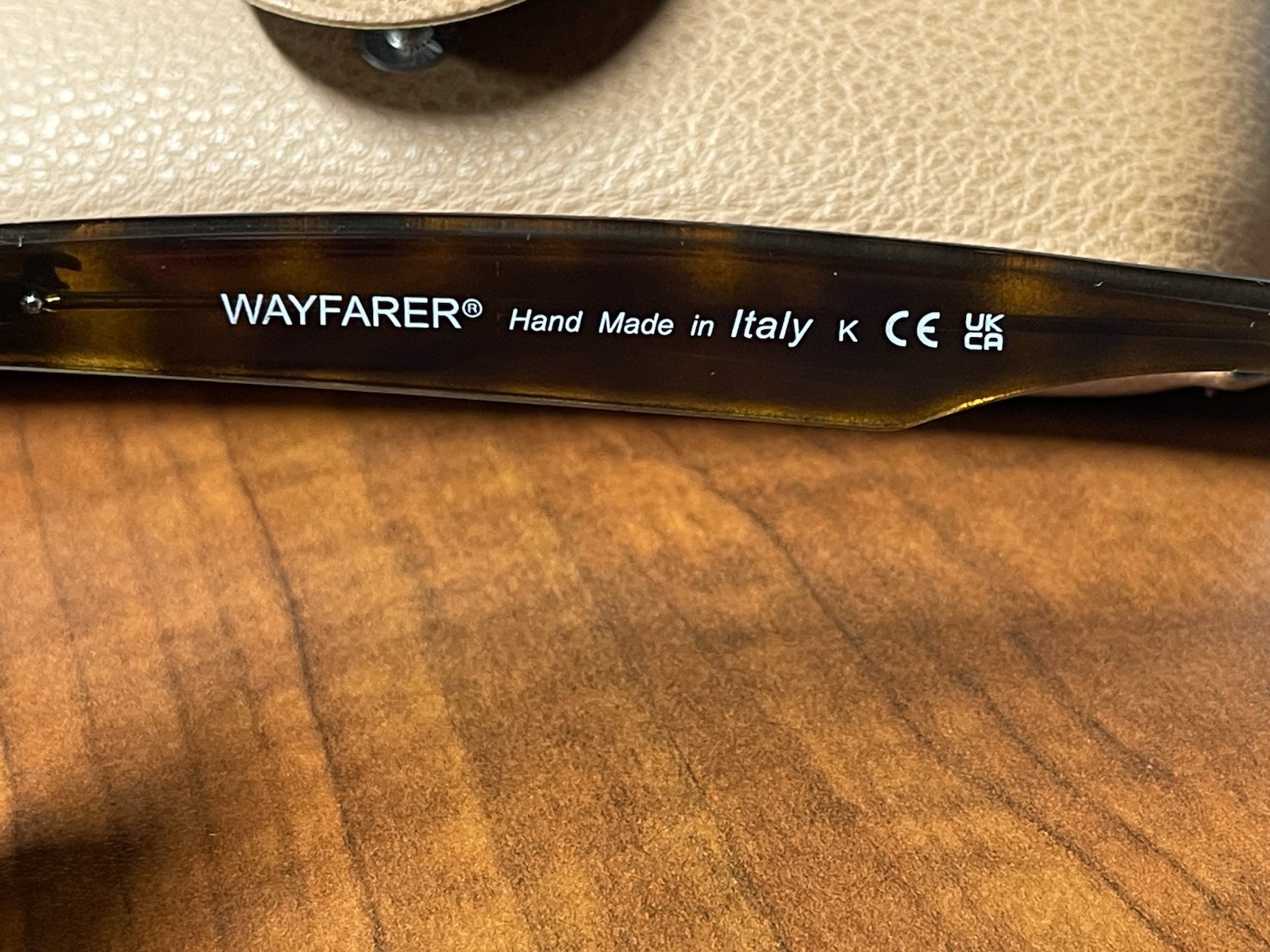 New Ray Ban RB4340 710 50 Wayfarer Ease Sunglasses – Light Havana