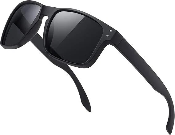Polarized Sunglasses for Men Women Driving Sports Retro Square UV400 Sun Glasses