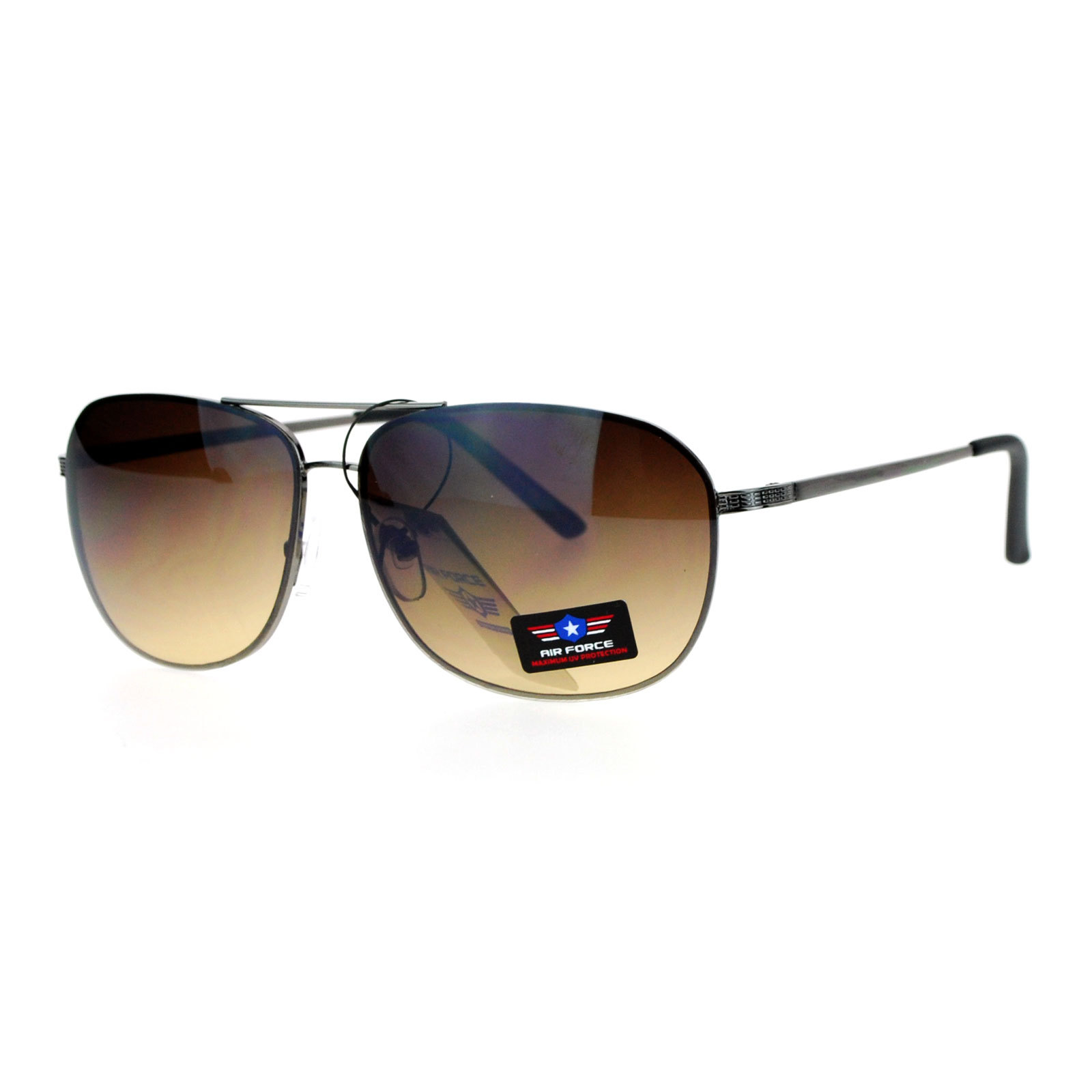 Air Force Pilot Sunglasses Rounded Square Navigators Men’s Fashion UV400