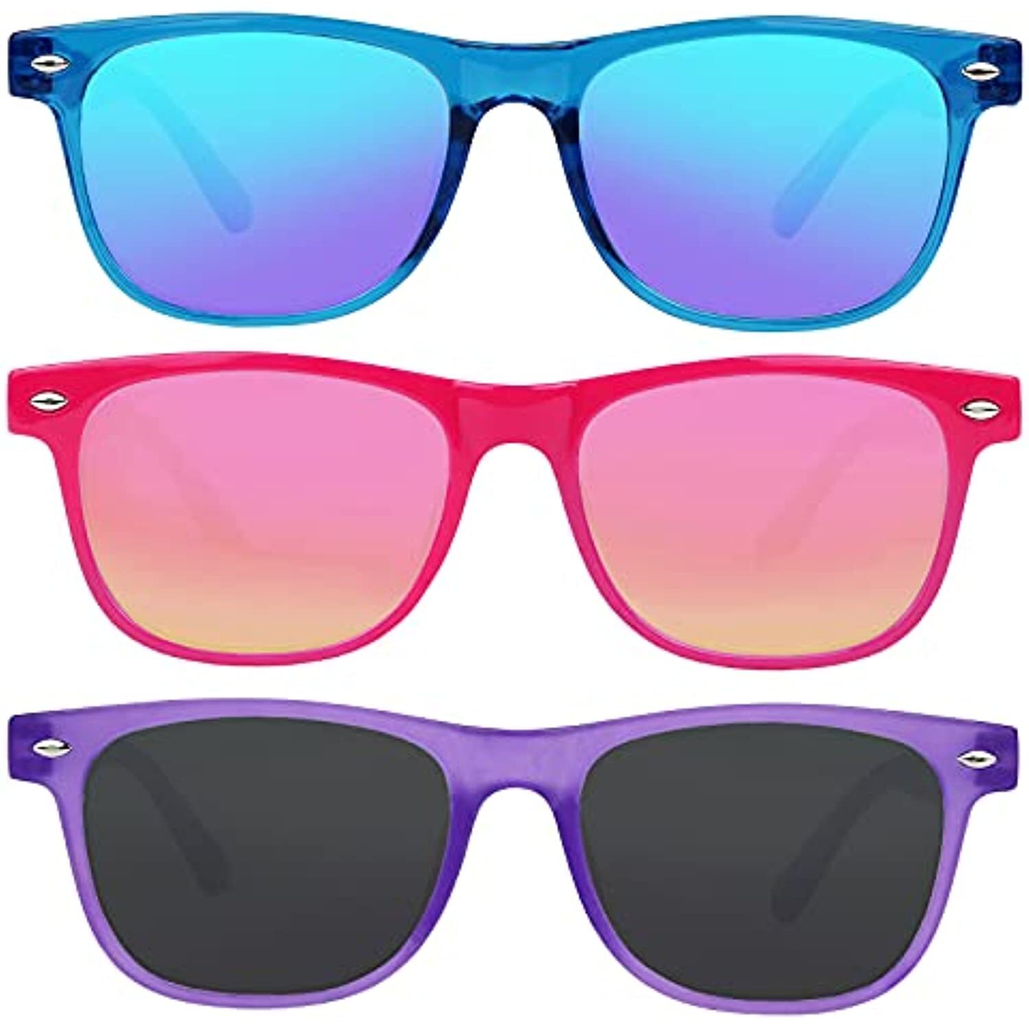 Kids Sunglasses Polarized Rubber Flexible Frame Sunglasses for Kids Boys Girls