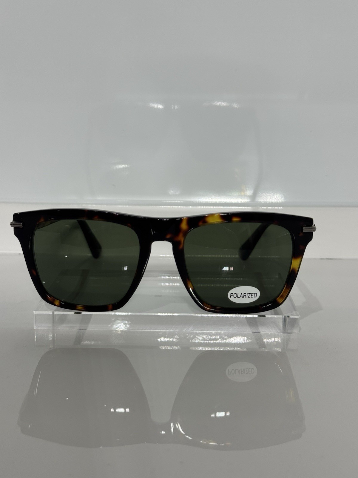 Ferragamo SF3015 242 Tortoise Acetate custom G15 Polarized Sunglasses