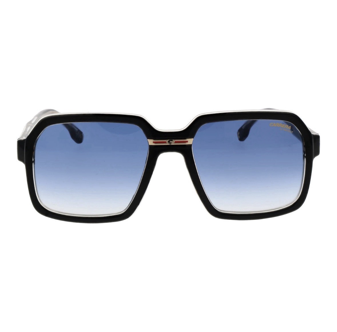 Carrera VICTORY C 08/S 7C508 Black Square Sunglasses 56mm Blue Gradient Lens
