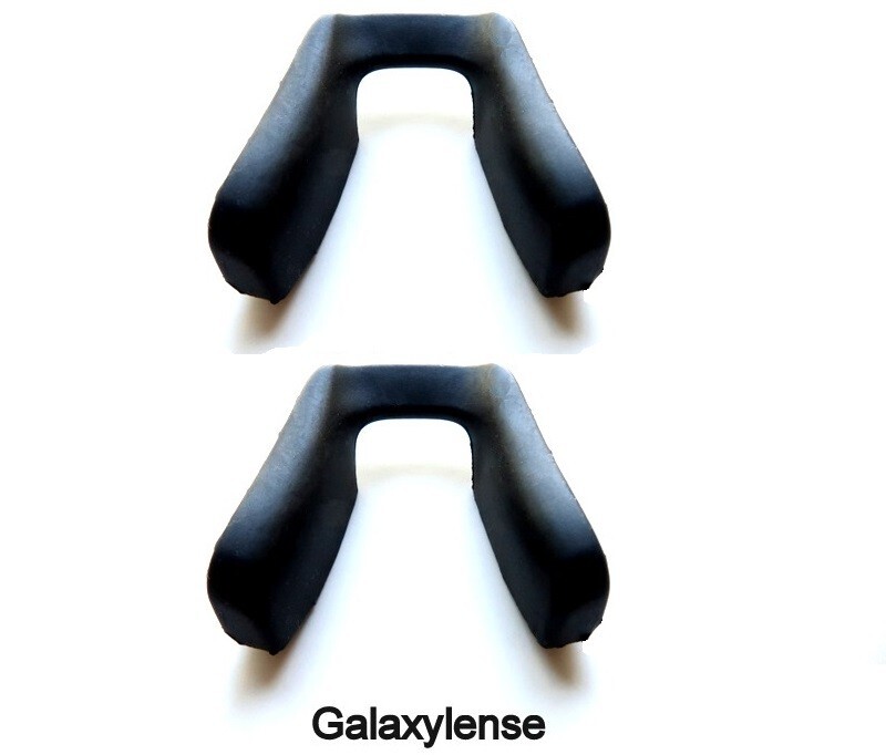 Galaxy 2 Pcs Nose Pads Rubber Kits Replacement For Oakley Sutro Sunglasses Black