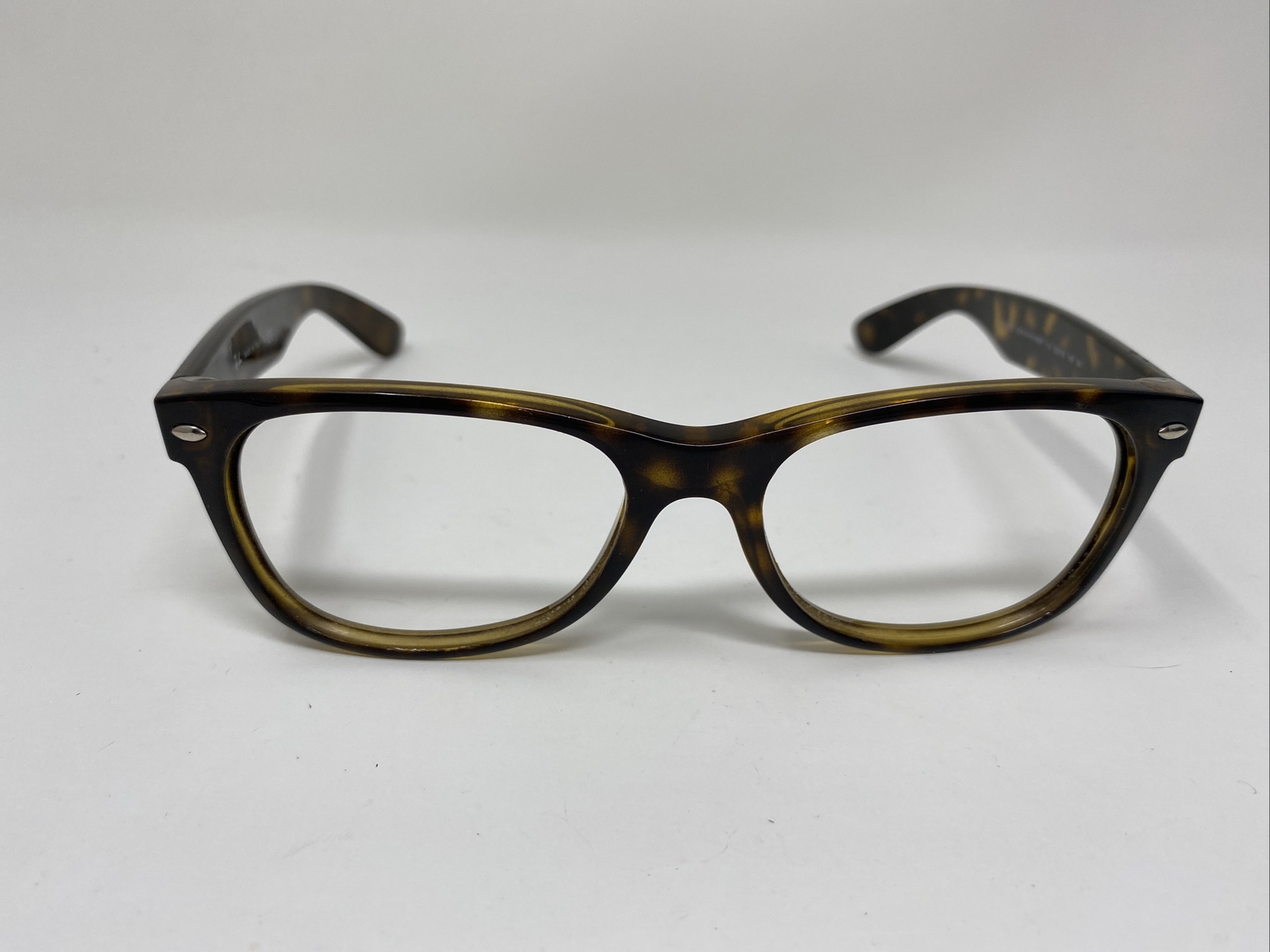 RAY BAN NEW WAYFARER RB2132 710 GLOSSY TORTOISE 55/18 55mm ITALY BQ90