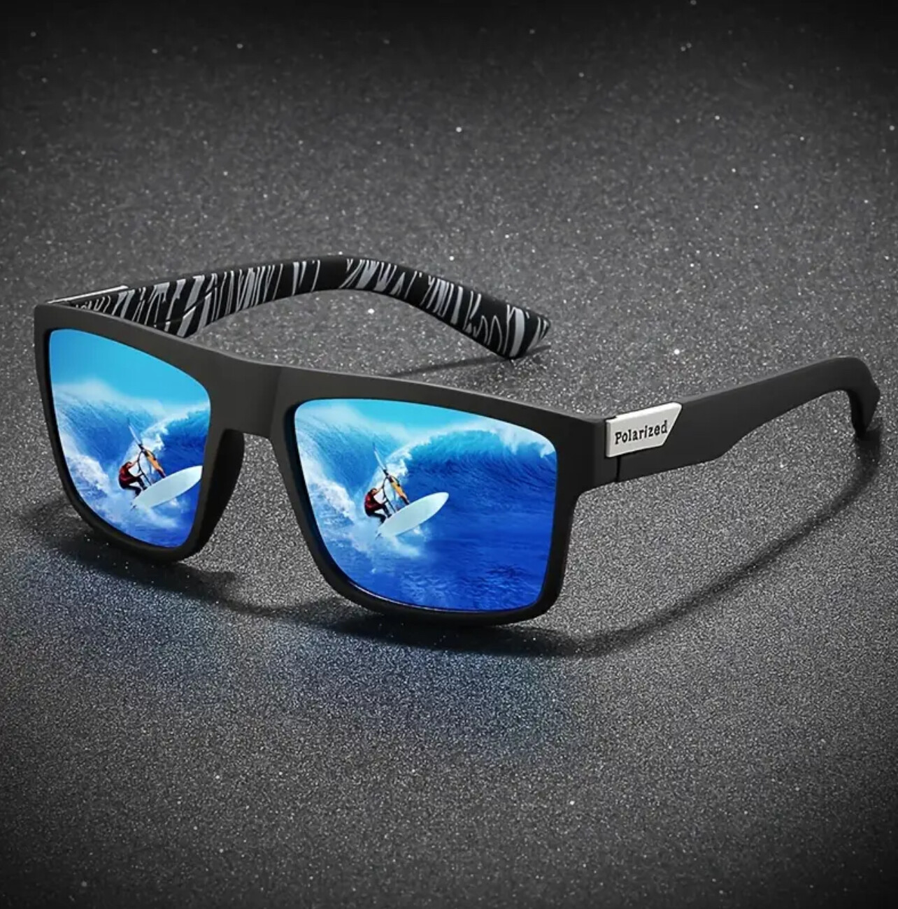 Square Sunglasses Polarized for Men Women Outdoor Sports Driving Glasses Fishing