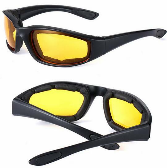 Motorcycle Sunglasses Bike Riding Glasses Clear Lens Wind Resistant Anti Fog Len
