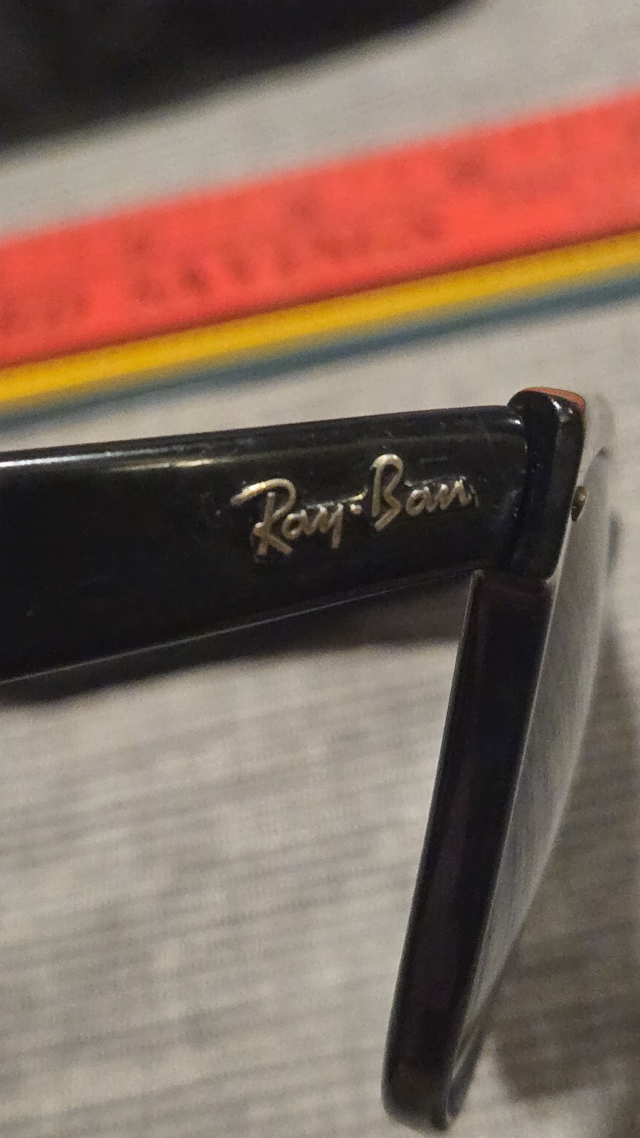 Vintage B&L Ray Ban Wayfarer II 2 Bausch & Lomb Sunglasses Made In USA Black