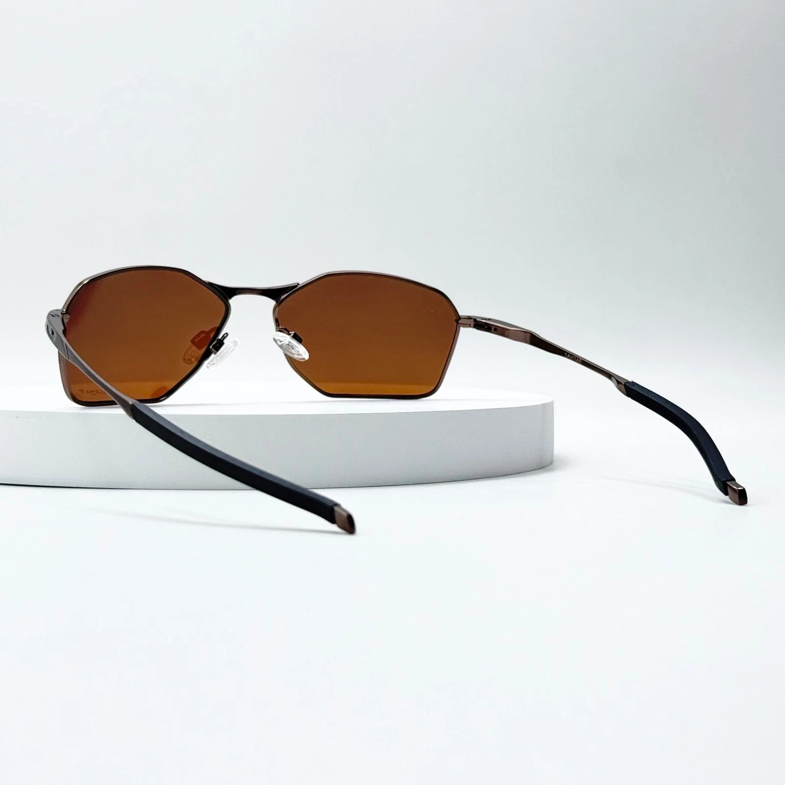 Oakley Savitar OO6047 Titanium Sunglasses/ Bronze Frame Prizm Brown*