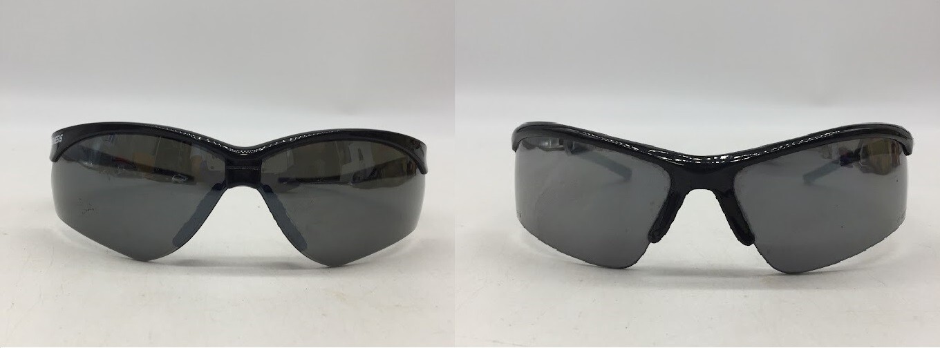 Lot of 2 Black Safety Sunglasses Z87+ Smoke Lens: Nemesis and DeWalt