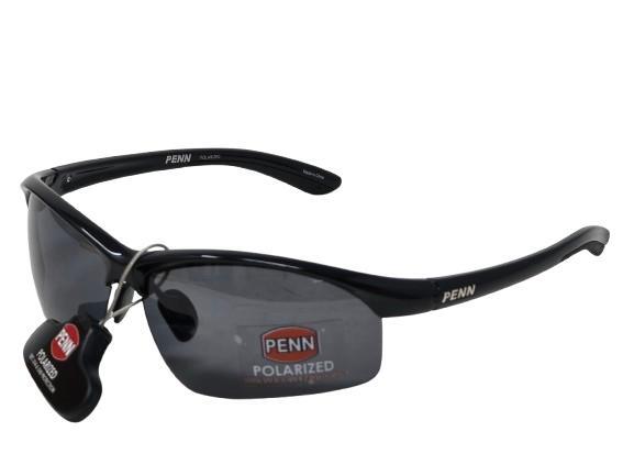 Penn Ally Polarized Angler Fishing Rimless Sport Wrap Around Sunglasses UVA/UVB