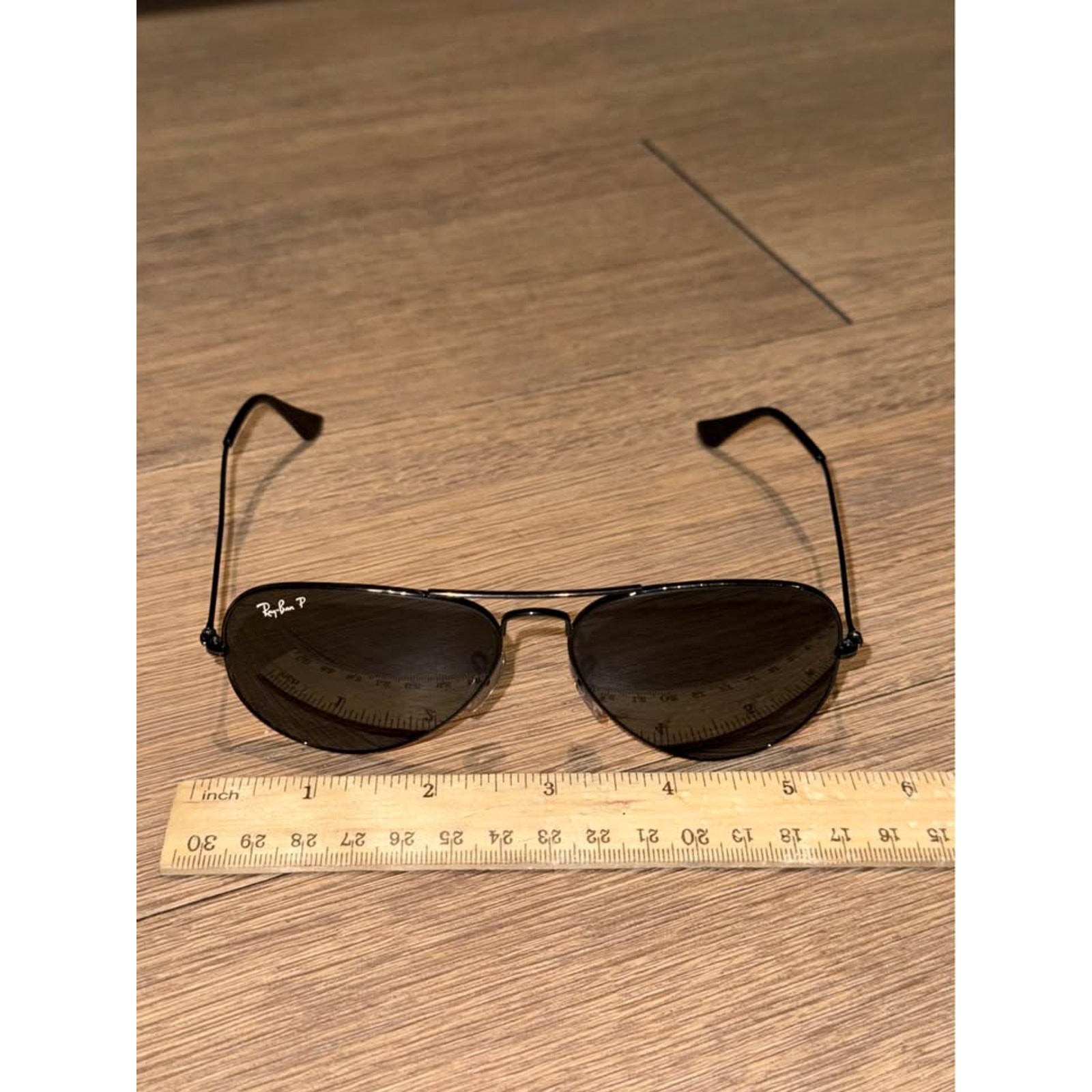 RAY-BAN RB3025 Aviator Sunglasses Black Frame/Large 58mm Gradient black Lens