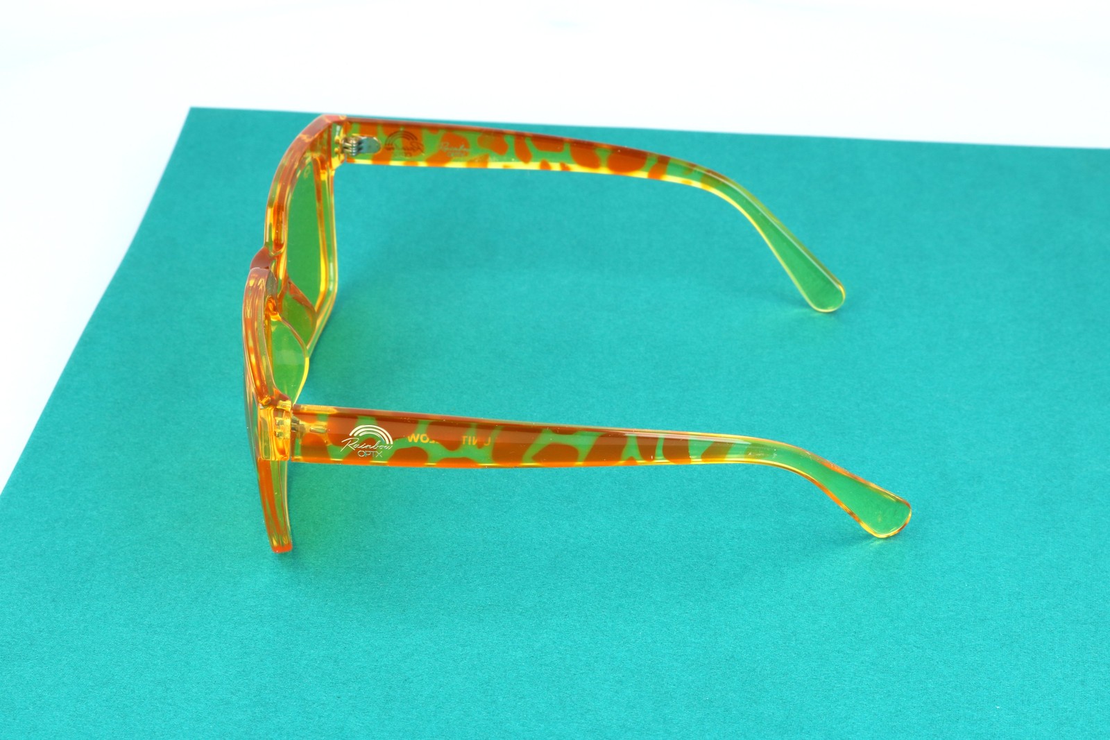 Rainbow Optx Unit Yellow yellow square Sunglasses
